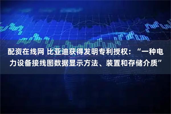 配资在线网 比亚迪获得发明专利授权：“一种电力设备接线图数据显示方法、装置和存储介质”